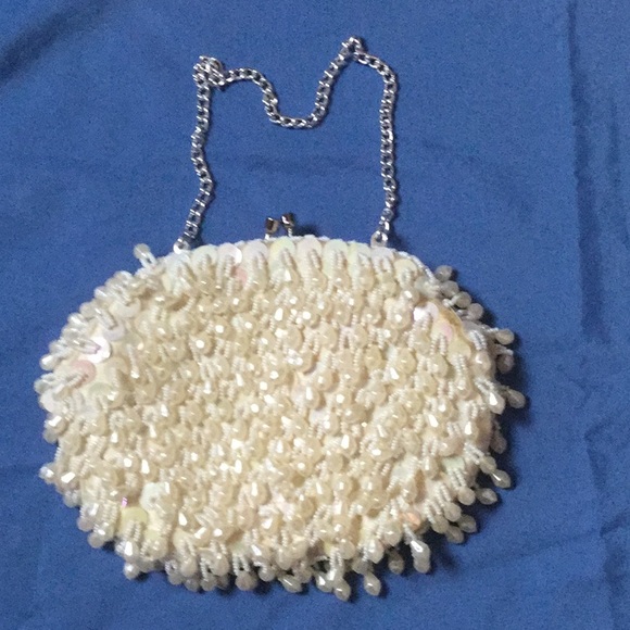 Vintage beaded bag hand made in Hong Kong - Picture 3 of 4